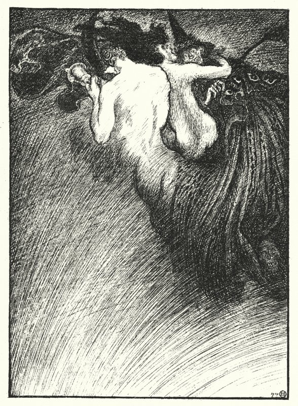 Shakespearova píseň: "Saint Withold" (litho) od Henry Ospovat