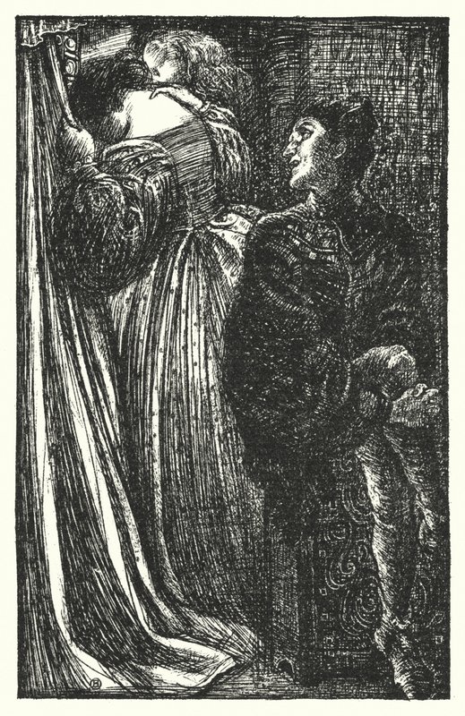 Shakespearova píseň: „Už nevzdychejte, dámy“ (litho) od Henry Ospovat