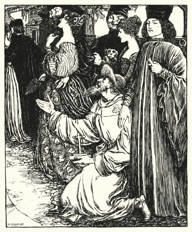 Shakespearovy sonety, Sonet LXVI (litho) od Henry Ospovat