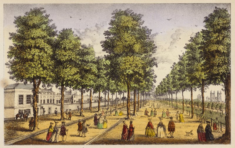 Královský palác svatého Jakuba vedle parku, Londýn od Henry Roberts
