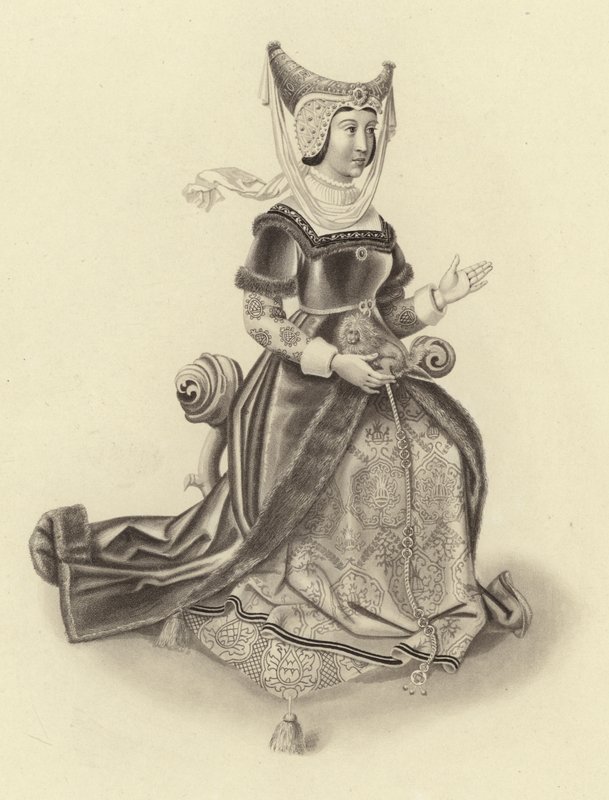 Constancia vévodkyně z Lancasteru, manželka Johna Of Gaunta od Henry Shaw