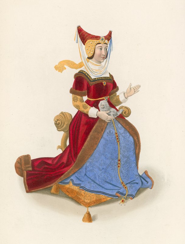 Constancia, vévodkyně z Lancasteru, manželka Jana z Gauntu, c 1525 od Henry Shaw
