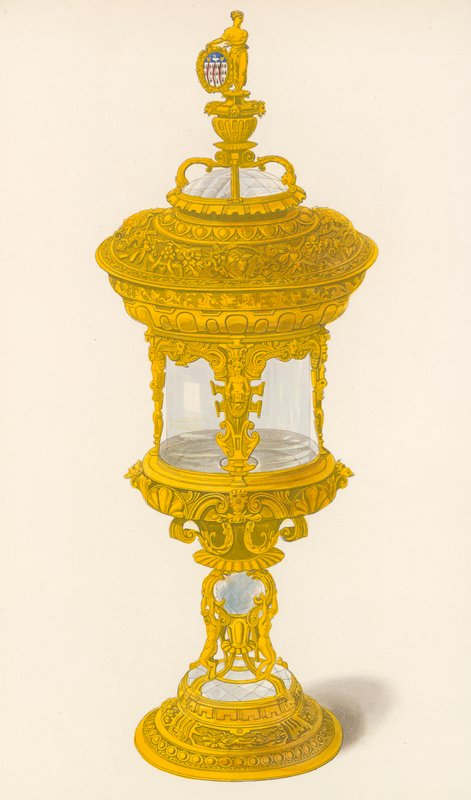 Pohár, patřící společnosti Goldsmiths, c 1558 od Henry Shaw