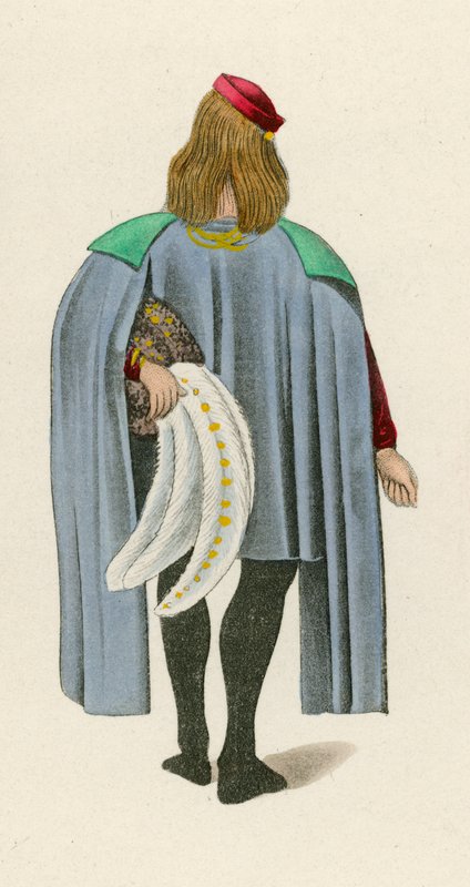 Obrázek 2 z Romance of the Rose, c 1480, v Britském muzeu, Harl M S 4425 od Henry Shaw