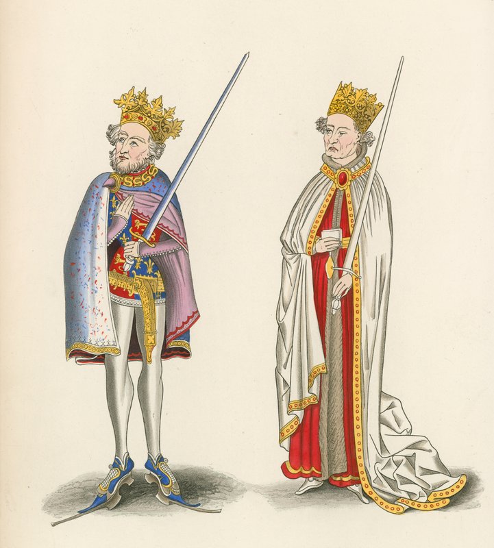 Král Jan a král Jindřich I., kolem roku 1440 od Henry Shaw