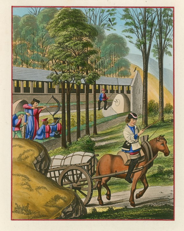 Střelba do zadku, 1496 od Henry Shaw