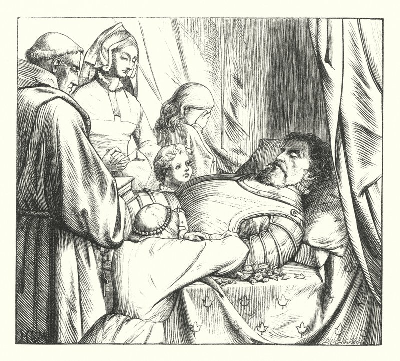 Dirge of the Famous (rytina) od Henry Stacey (after) Marks