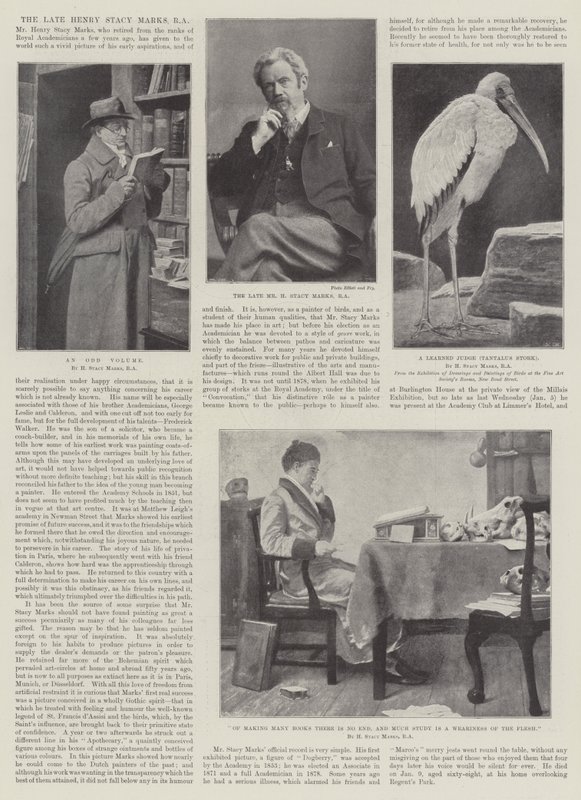 Zesnulý Henry Stacy Marks, RA od Henry Stacey Marks