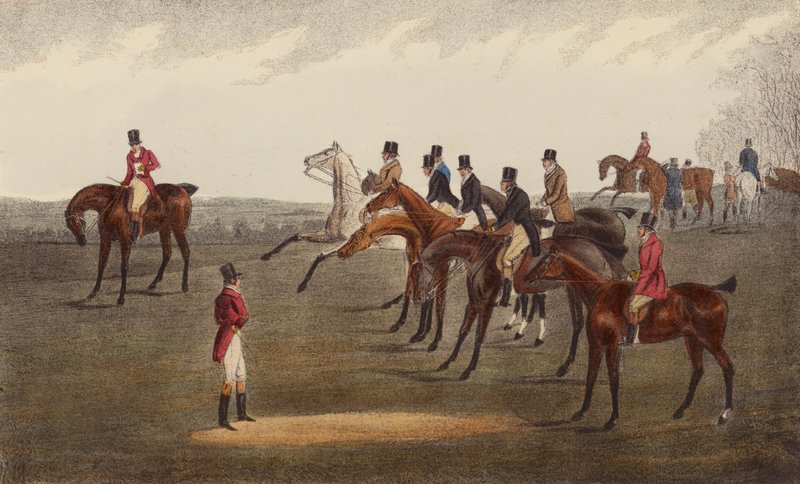 Start, Grand Leicester Steeple-Chase od Henry Thomas (after) Alken
