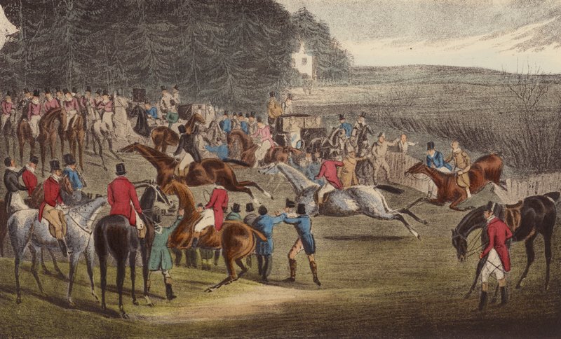 The Winning Post, Grand Leicester Steeple-Chase od Henry Thomas (after) Alken