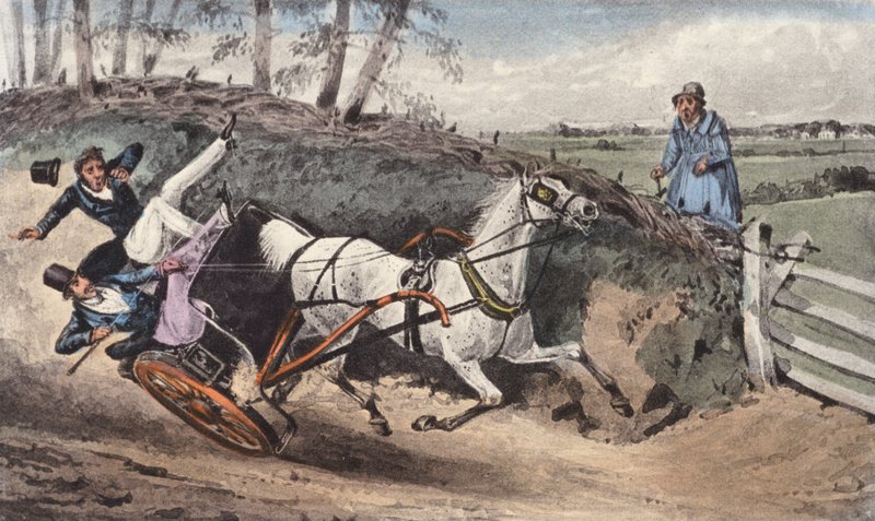 "Cože! Nikdy jste nebyli naštvaní na koncertě" (litografie) od Henry Thomas (after) Alken
