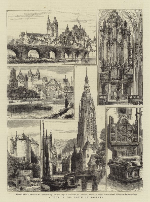 Výlet na jih Holandska od Henry William Brewer