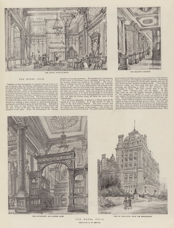 Hotel Cecil od Henry William Brewer