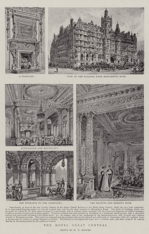 Hotel Great Central od Henry William Brewer