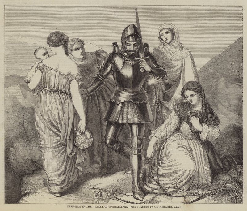 Christian v údolí ponížení od Henry William Pickersgill
