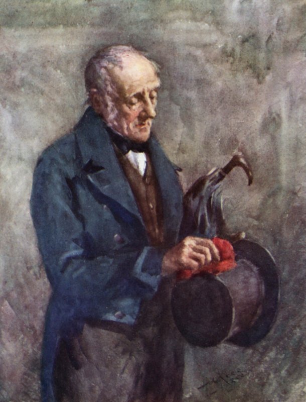 Annals of the Parish: Příprava na kostel (barevné lito) od Henry Wright Kerr