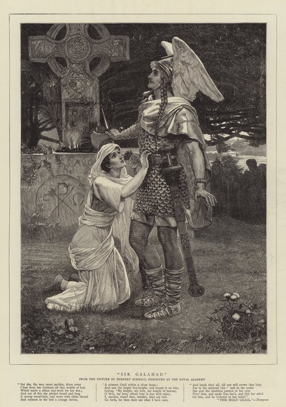 Sir Galahad od Herbert Gustave Schmalz