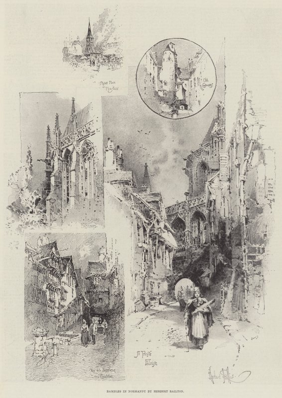 Toulky v Normandii od Herbert Railton