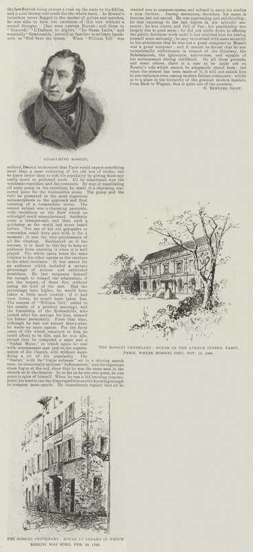 Rossiniho sté výročí od Herbert Railton
