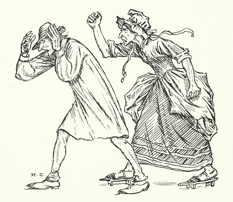 Pan a paní Octovi (rytina) od Herbert Cole
