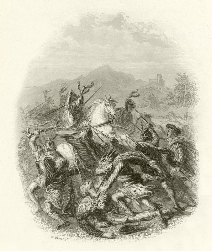Bitva o Flodden od Herbert Gustave Schmalz