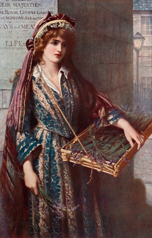 Sladká levandule od Herbert Gustave Schmalz