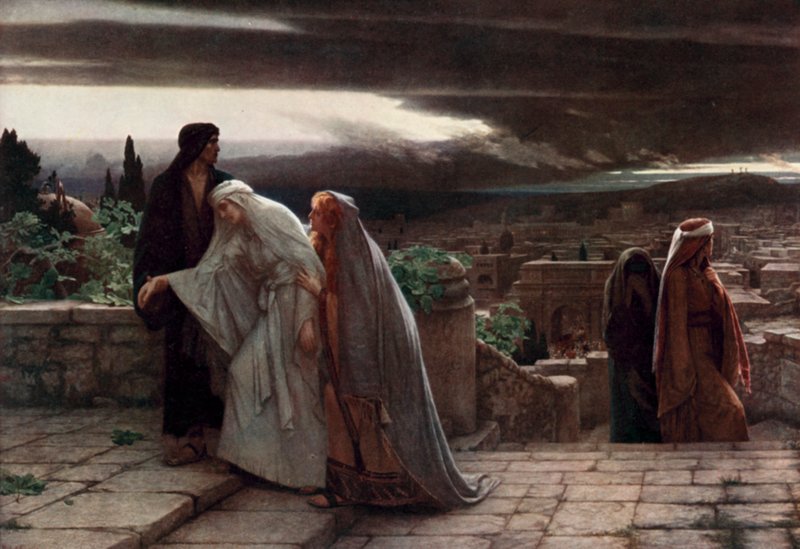 Návrat z Kalvárie od Herbert Gustave Schmalz
