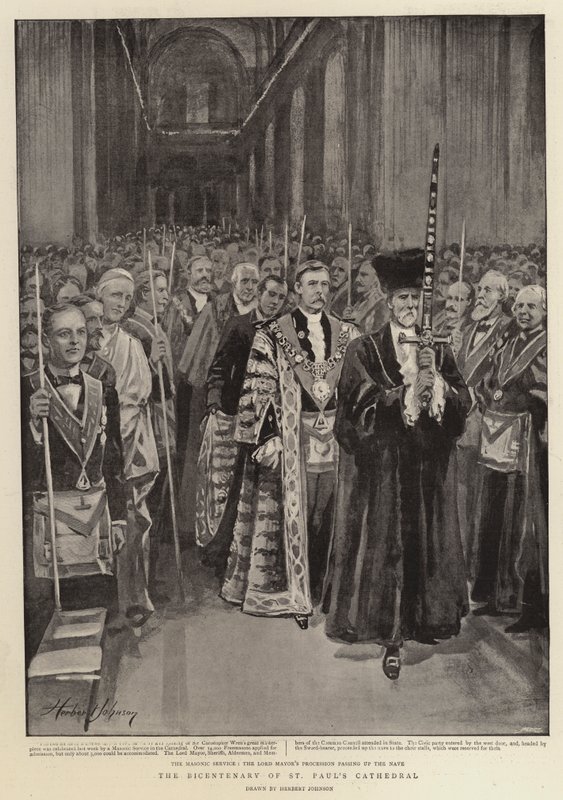 Dvousté výročí katedrály svatého Pavla od Herbert Johnson