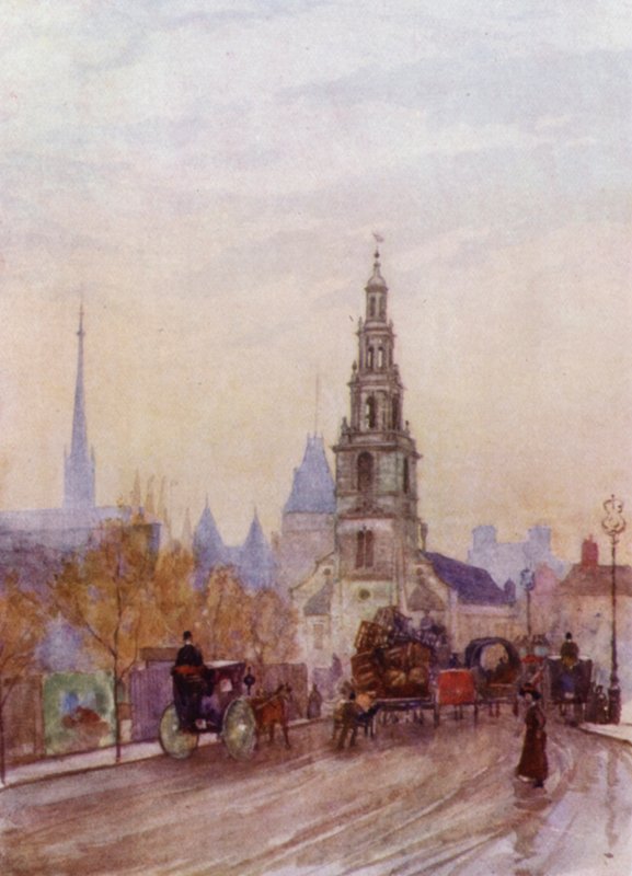 Svatý Kliment a soudy (barevné lito) od Herbert Menzies (after) Marshall