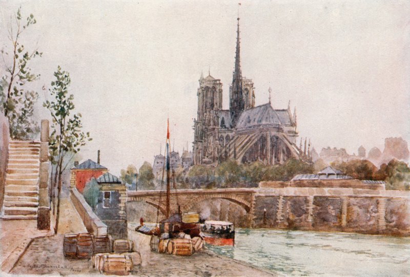 Notre Dame, Paříž od Herbert Menzies Marshall