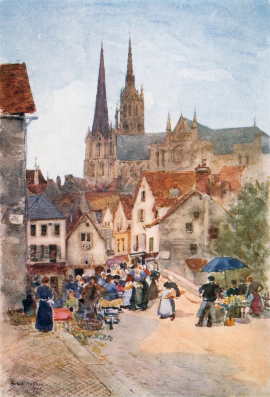 Rue de la Porte Guillaume, Chartres od Herbert Menzies Marshall