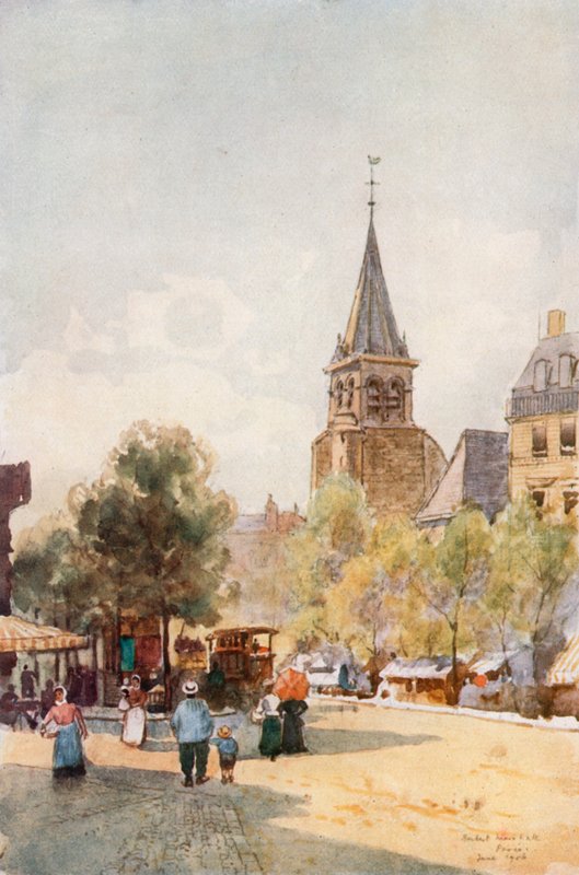 St. Germain des Pres, Paříž od Herbert Menzies Marshall