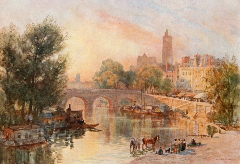 Pont Marie, Paříž od Herbert Menzies Marshall