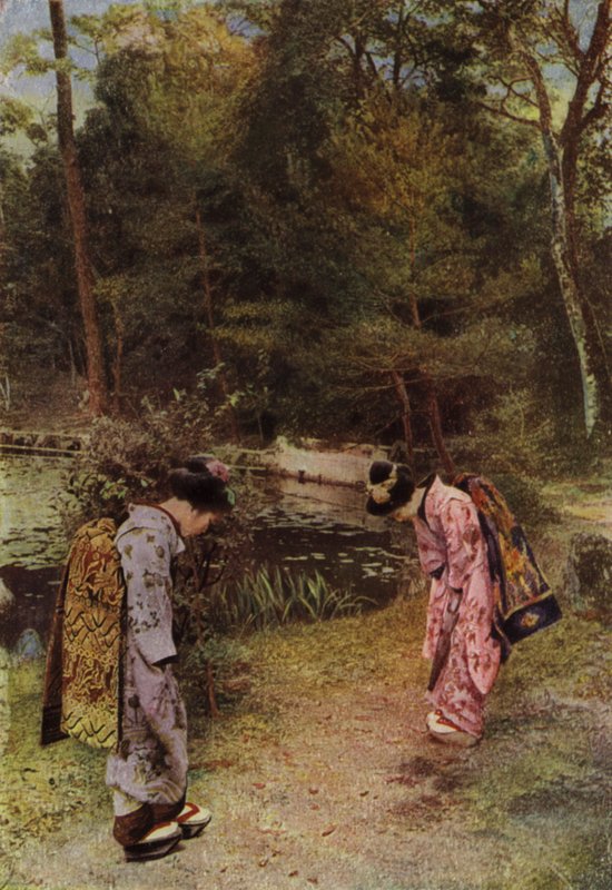 Pozdravy ve Staré zahradě v Kinkakuji (foto) od Herbert Ponting