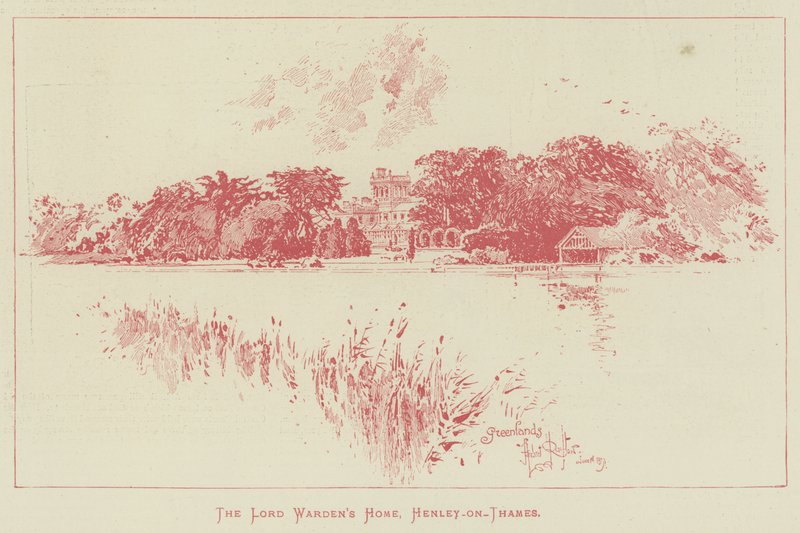 Domov lorda Wardena, Henley-on-Thames od Herbert Railton