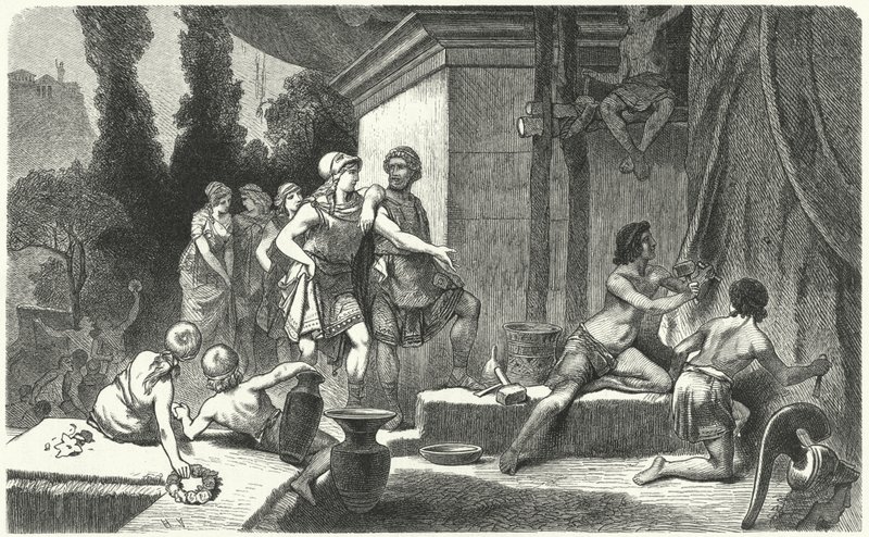 Rozkvět řeckého umění za Perikla od Hermann Vogel