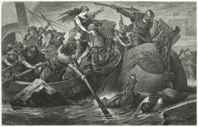 Vikingští nájezdníci od Hermann Vogel