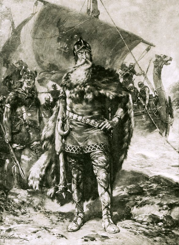 Velký Viking, ilustrace ze série 