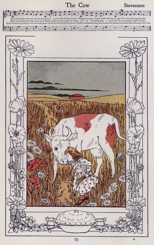 Kráva (barva lito) od Hilda Broughton