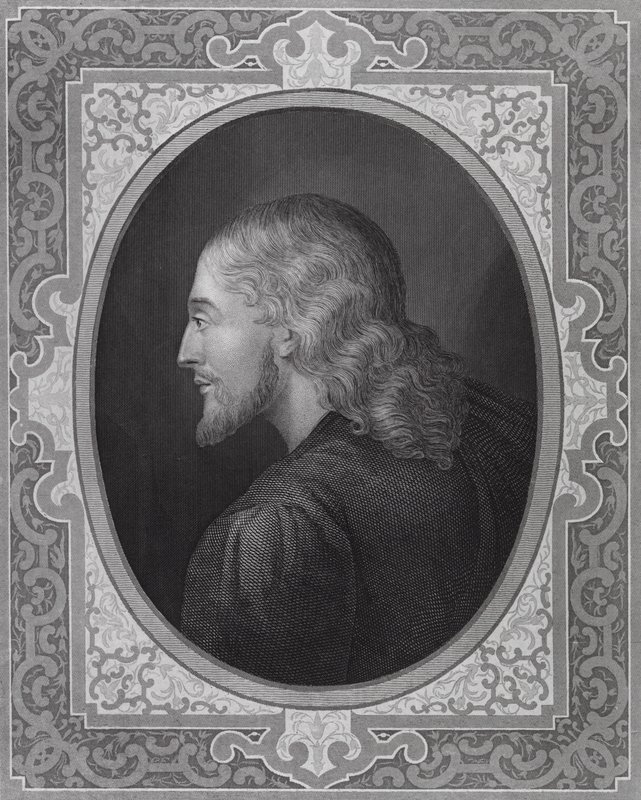 Jediná pravá podoba našeho Spasitele (rytina) od Hippolyte (1797 1856) (after) Delaroche