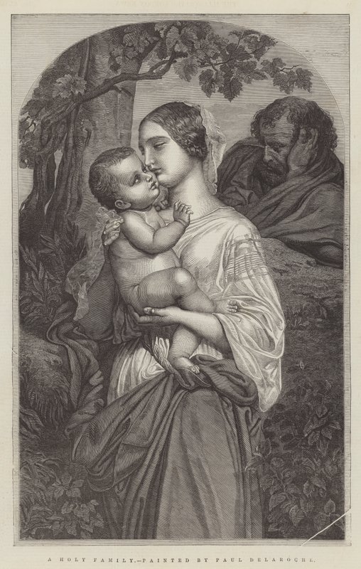 Svatá rodina od Hippolyte Delaroche