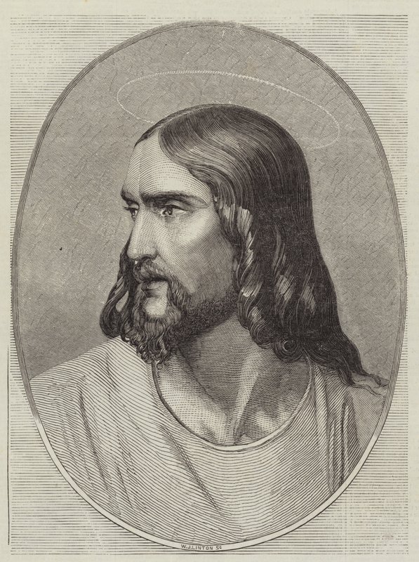 Hlava Spasitele od Hippolyte Delaroche