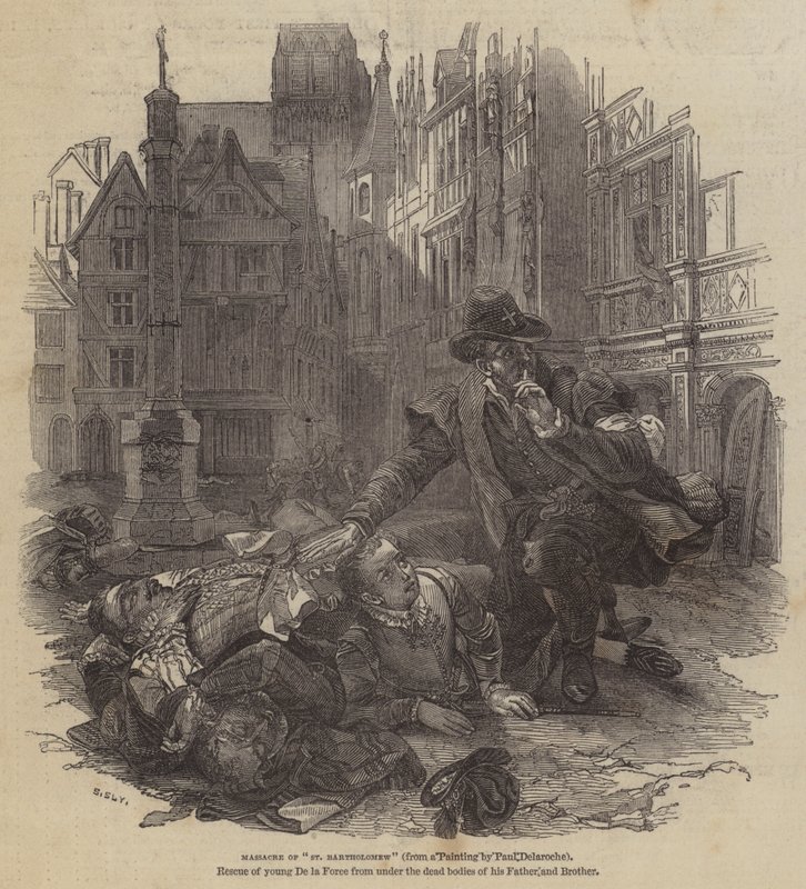 Masakr svatého Bartoloměje od Hippolyte Delaroche