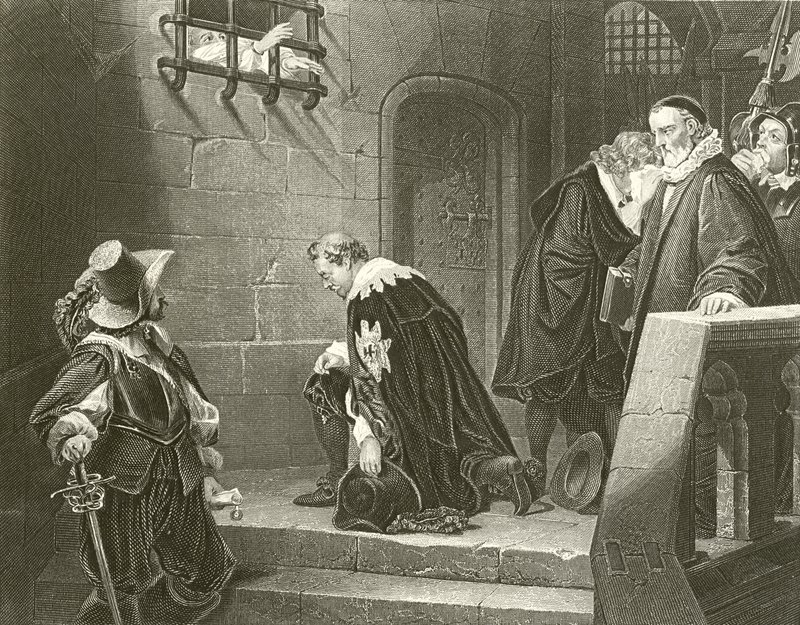 Hrabě ze Straffordu jde na popravu od Hippolyte Delaroche
