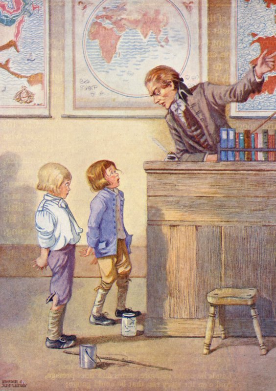 "Znal jsem ho dobře a každý záškolák ho znal" (barevná litografie) od Honor Charlotte Appleton