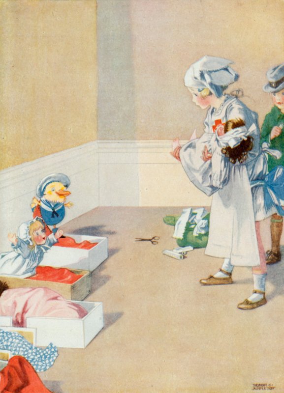Ilustrace k narozeninám Josephine (barevné lito) od Honor Charlotte Appleton
