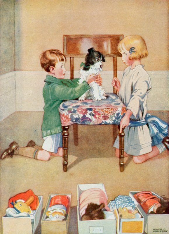Ilustrace k narozeninám Josephine (barevné lito) od Honor Charlotte Appleton