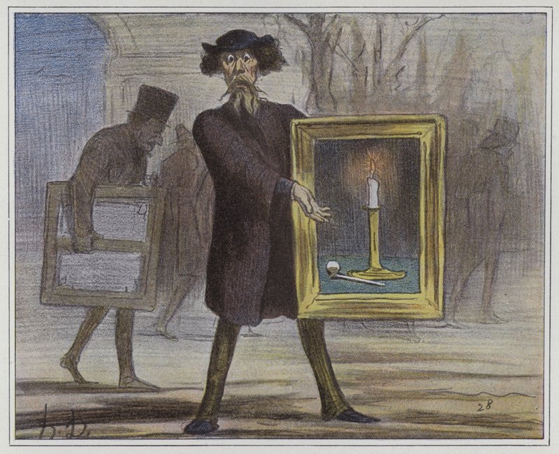 Tohle odmítli... Ignoramové! od Honore circle of Daumier