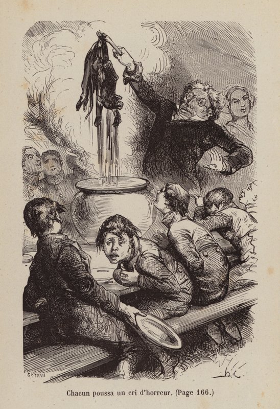 Ilustrace k filmu Un Bon Petit Diable (rytina) od Horace (after) Castelli