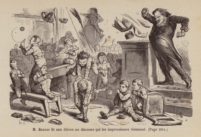 Ilustrace k filmu Un Bon Petit Diable (rytina) od Horace (after) Castelli